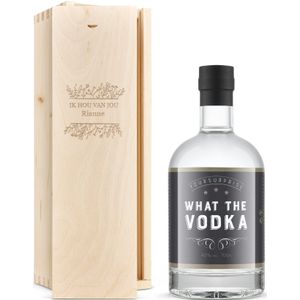 YourSurprise vodka in gegraveerde kist