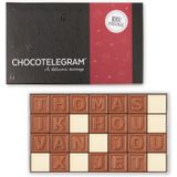 Chocotelegram met persoonlijke boodschap - 28 letters