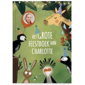 Boek met naam - Het grote feestboek - Softcover