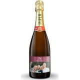 Champagne met bedrukt etiket - Piper Heidsieck Brut (750ml)