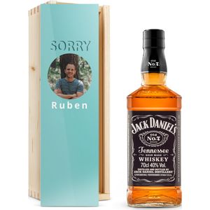 Whiskey in bedrukte kist - Jack Daniels
