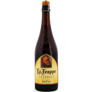 Bier met bedrukt etiket - La Trappe Isid'or