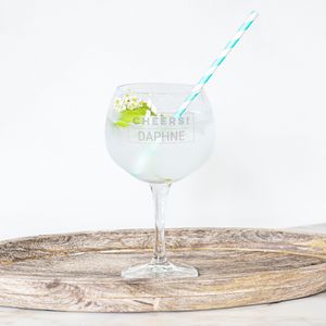 Gin Tonic Glazen Graveren - Personaliseer je drankje met een uniek glas!