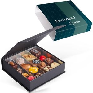 Luxe praline giftbox bedrukken (16 stuks)