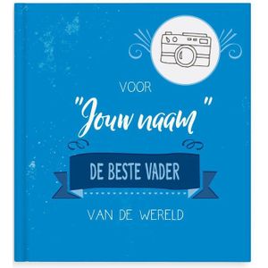 Boek met naam en foto's - De beste vader van de wereld (Softcover)