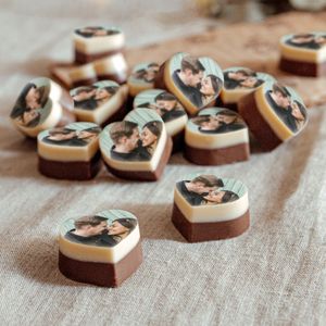 Chocolade pralines met foto - 24 stuks