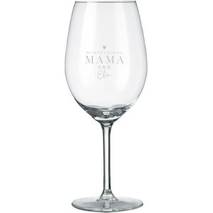 Luxe wit wijnglas met naamgravure - Royal Leerdam (37 cl)
