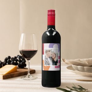 Wijn met bedrukt etiket - Oude Kaap - Rood