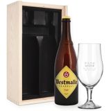 Bierpakket met gegraveerd glas - Westmalle Tripel