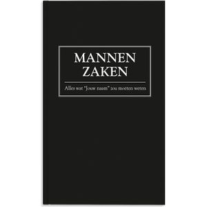 Boek met naam en foto - Mannenzaken - Hardcover