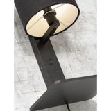 Wandlamp Andes - Bamboe Zwart/Zwart - 19x24x36cm