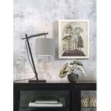 Tafellamp Andes - Bamboe Zwart/Lichtgrijs - 30x18x46cm