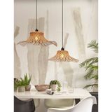 Hanglamp Ibiza - Bamboe/Zwart - 65x65x20cm