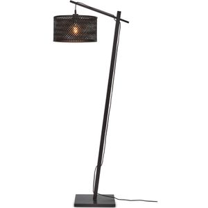 Vloerlamp Java - Bamboe Zwart - 58x32x150cm