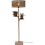 Vloerlamp Java - Bamboe/Zwart - Ø50x158cm