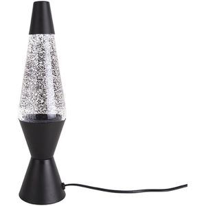 Tafellamp Glitter - Zwart - 37x10cm