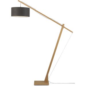 Vloerlamp Montblanc - Bamboe/Donkergrijs - 175x47x207cm