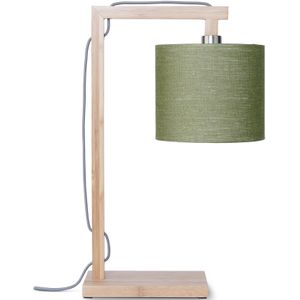 Tafellamp Himalaya - Bamboe/Groen - 29x18x47cm
