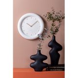Present Time Vaas Organic Curves - Zwart - 15,5x8x30,5cm - Scandinavisch,Modern