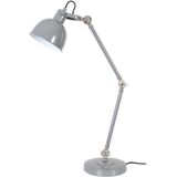 Bureaulamp Mai - Grijs/Zilver - 52x18x80 cm