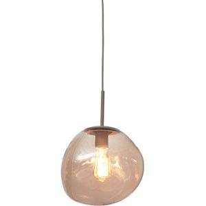 it's about RoMi Hanglamp Helsinki - Bruin - 26x26x37.5cm - Modern - Hanglampen Eetkamer, Slaapkamer, Woonkamer