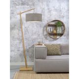 Vloerlamp Andes - Bamboe/Taupe - 72x47x176cm