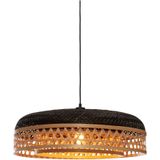 Hanglamp Ubud - Zwart/Bamboe - Ø60cm