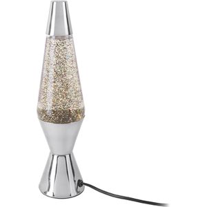 Tafellamp Glitter - Zilver - 37x10cm