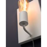 Wandlamp Madrid - Wit - 15x10x25cm