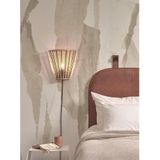 Wandlamp Merapi - Bamboe/Zwart - 30x15x30cm