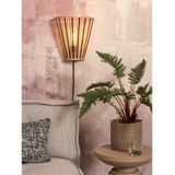 Wandlamp Merapi - Bamboe/Zwart - 30x15x30cm