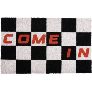 Deurmat Doormat Come In - Zwart - 80x50x1.5cm