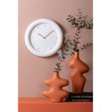 Present Time Vaas Organic Curves - Oranje - 15,5x8x30,5cm - Scandinavisch,Modern