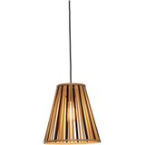 Hanglamp Merapi - Bamboe/Zwart - Ø30cm