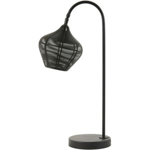 Tafellamp Alvaro - Zwart - 27x20x61cm
