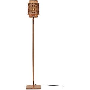 Vloerlamp Bhutan - Bamboe/Zwart - 20x20x135cm