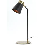 Bureaulamp Braja - Zwart - 22x20x55 cm