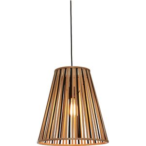 Hanglamp Merapi - Bamboe/Zwart - 40x40x42cm