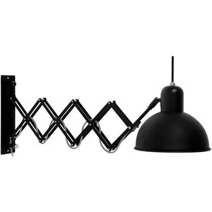 Wandlamp Aberdeen - Zwart - 85x20x27cm