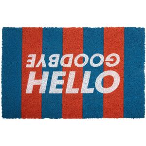 Deurmat Doormat Come In - Blauw - 80x50x1.5cm