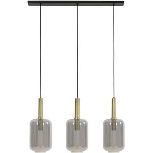 Hanglamp Lekar - Antiek Brons - 100x22x32cm - 3L