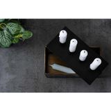 Present Time Kandelaar Boxed Rectangle - Zwart - 20x10x13cm - Modern