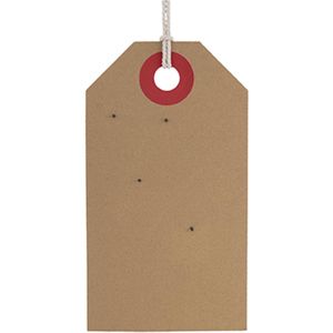 Memo bord Tag - Kurk Roze & Rood - 60x34x1cm