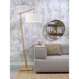 Vloerlamp Andes - Bamboe/Wit - 72x47x176cm