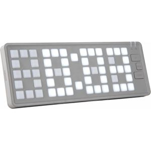 Wekker Keyboard - Grijs - 23x1.5x8.3cm