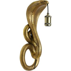 Wandlamp Snake - Antiek Brons - 18.5x18x52cm