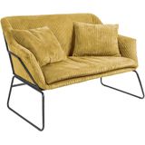 Sofa Glam corduroy curry yellow