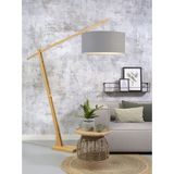 Vloerlamp Montblanc - Bamboe/Lichtgrijs - 175x60x207cm