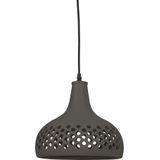 Hanglamp Ø33x31,5 cm MERCURIUS keramiek donker grijs