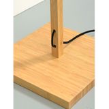 GOOD&MOJO Vloerlamp Java - Bamboe/Zwart - Ø32cm - Modern - Staande Lamp Voor Woonkamer - Slaapkamer